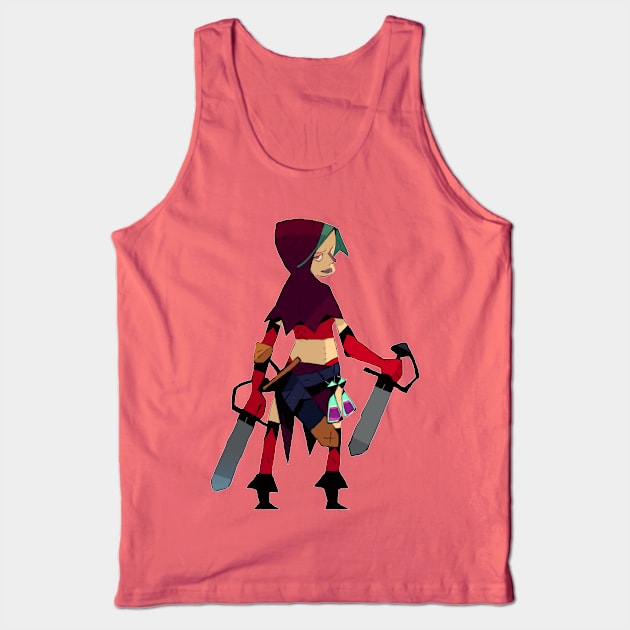 Androgynous Assassin (no text) Tank Top by HiddenLeaders